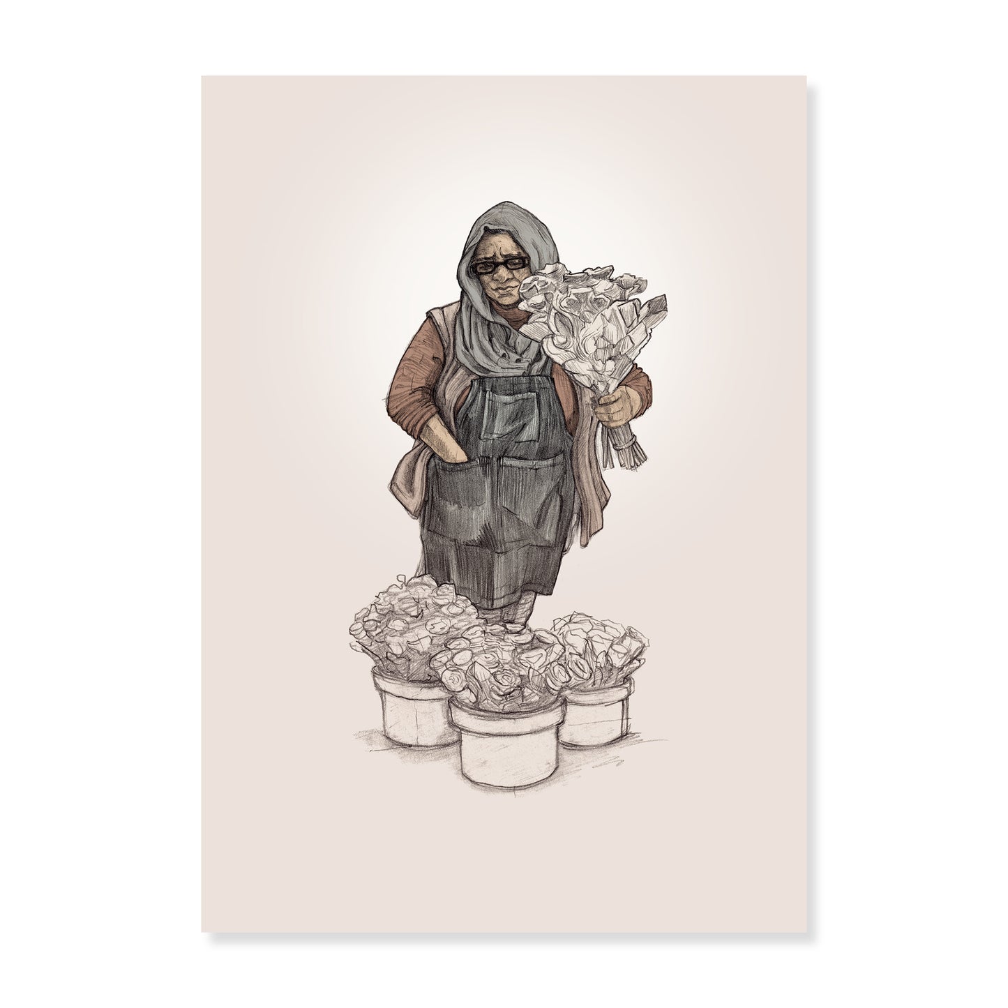 Blomme Tannie | A3 Limited Edition Print