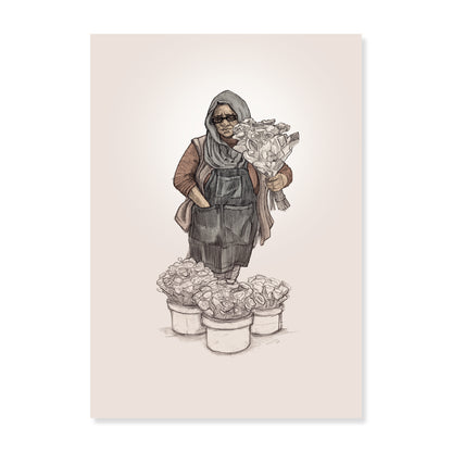 Blomme Tannie | A3 Limited Edition Print