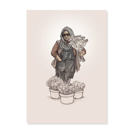 Blomme Tannie | A3 Limited Edition Print