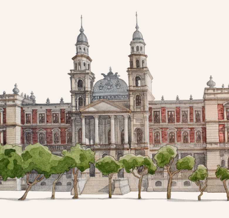 Paleis van Justisie - Church Square, Pretoria | A3 Limited Edition Print