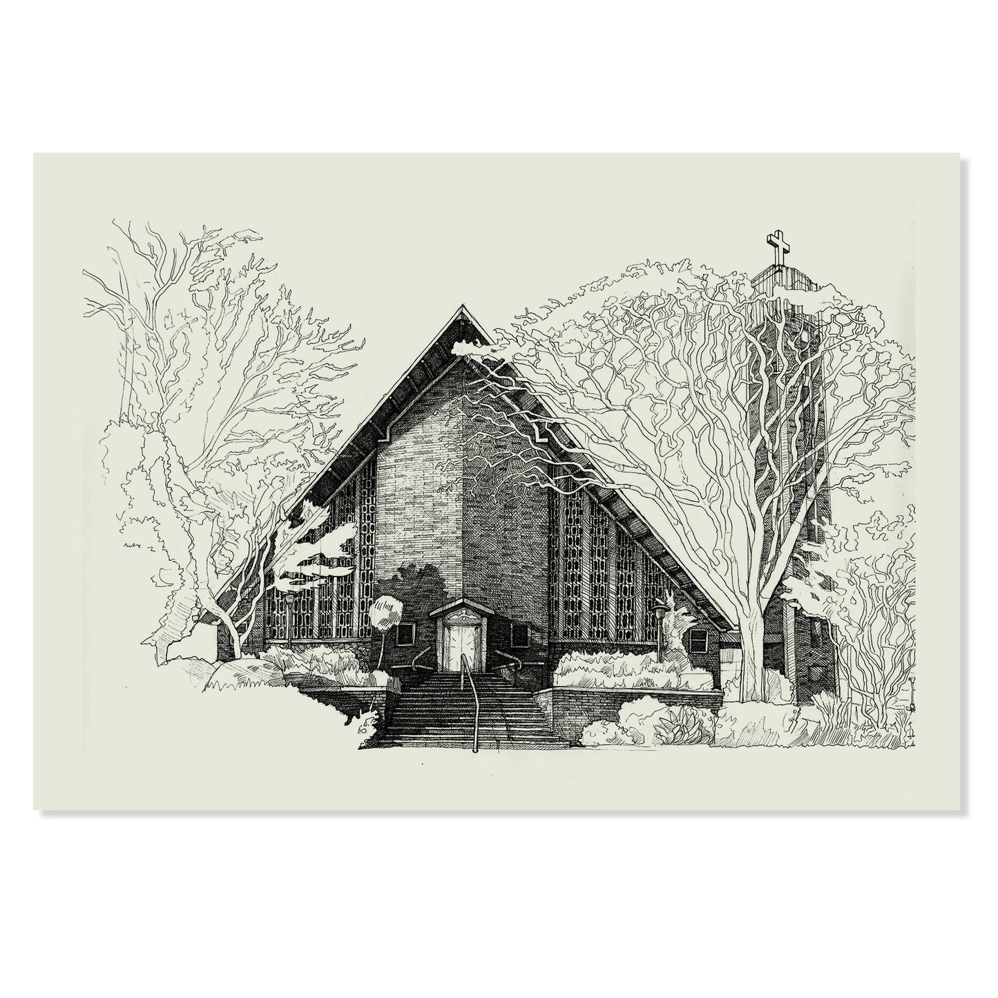 NG Kerk Aan-die-Berg - Northcliff Gemeente | A3 Limited Edition Print