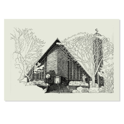 NG Kerk Aan-die-Berg - Northcliff Gemeente | A3 Limited Edition Print